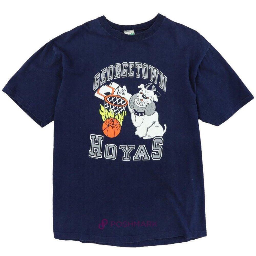 Georgetown Hoyas Basketball Navy Shirt Hoodie Tee Elbertfrank